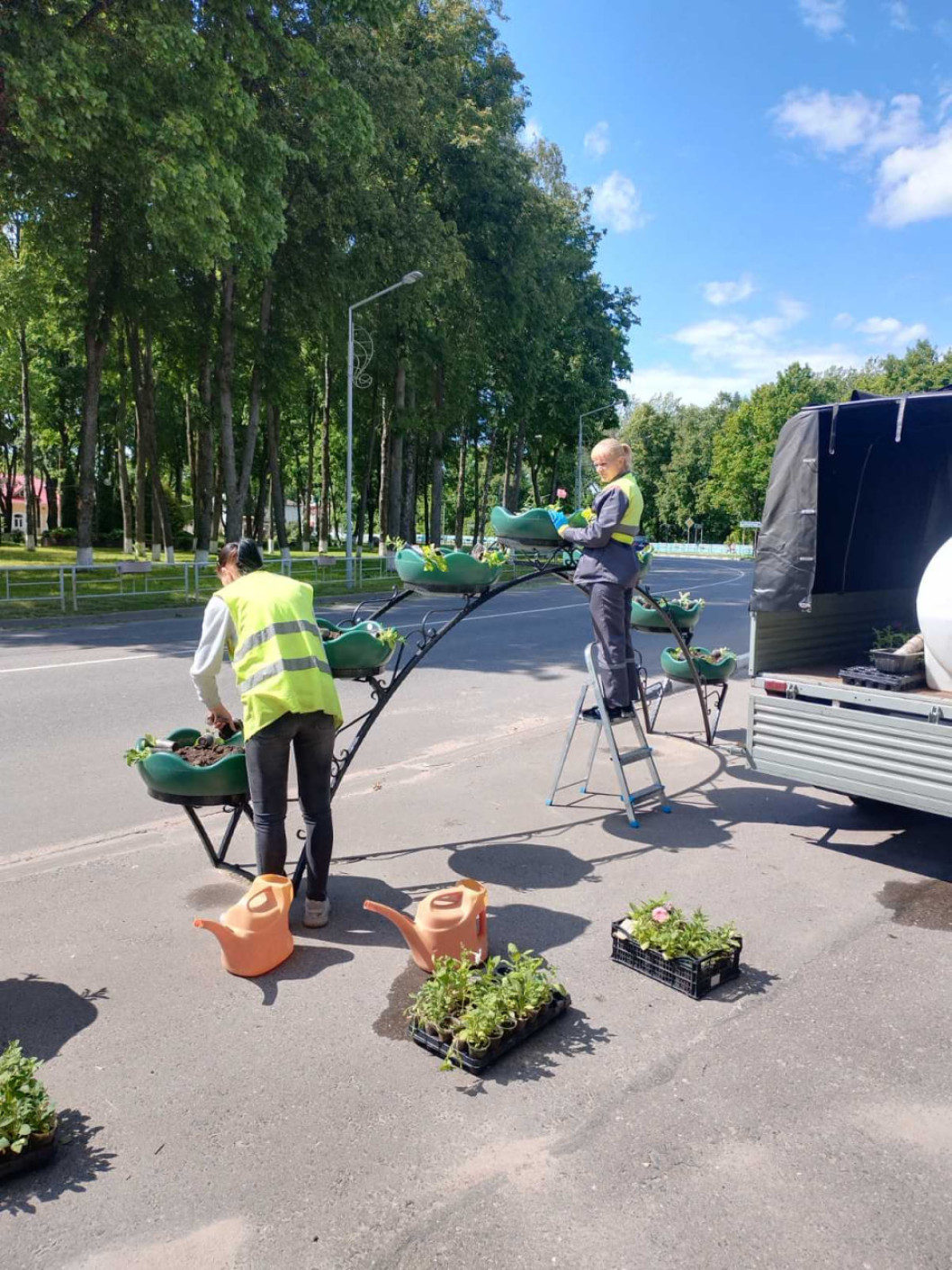 Благоустройство Городка активно продолжается!