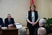 Председатель райисполкома Ирина Полякова провела встречу с представителями трудовых коллективов районного отдела электрических сетей, энергосбыта и энергонадзора