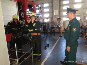 Экскурсія ў пажарную частку -
