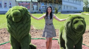 Дзве фігуры львоў з'явіліся ў Віцебску
