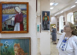 Абласная выстава мастакоў-аматараў "Мая сям'я" адкрылася ў Віцебску
